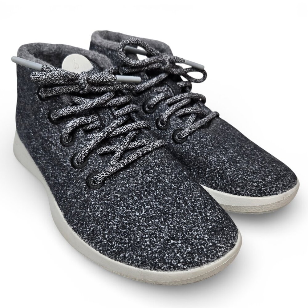 Allbirds Mizzle Wool Runner Up Sneaker Women Heather Grey Merino High Top W8